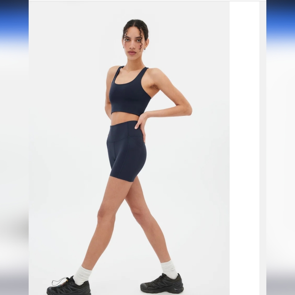 Girlfriend collective compressive‎ sport bra sz xxs blue - Picture 4 of 8